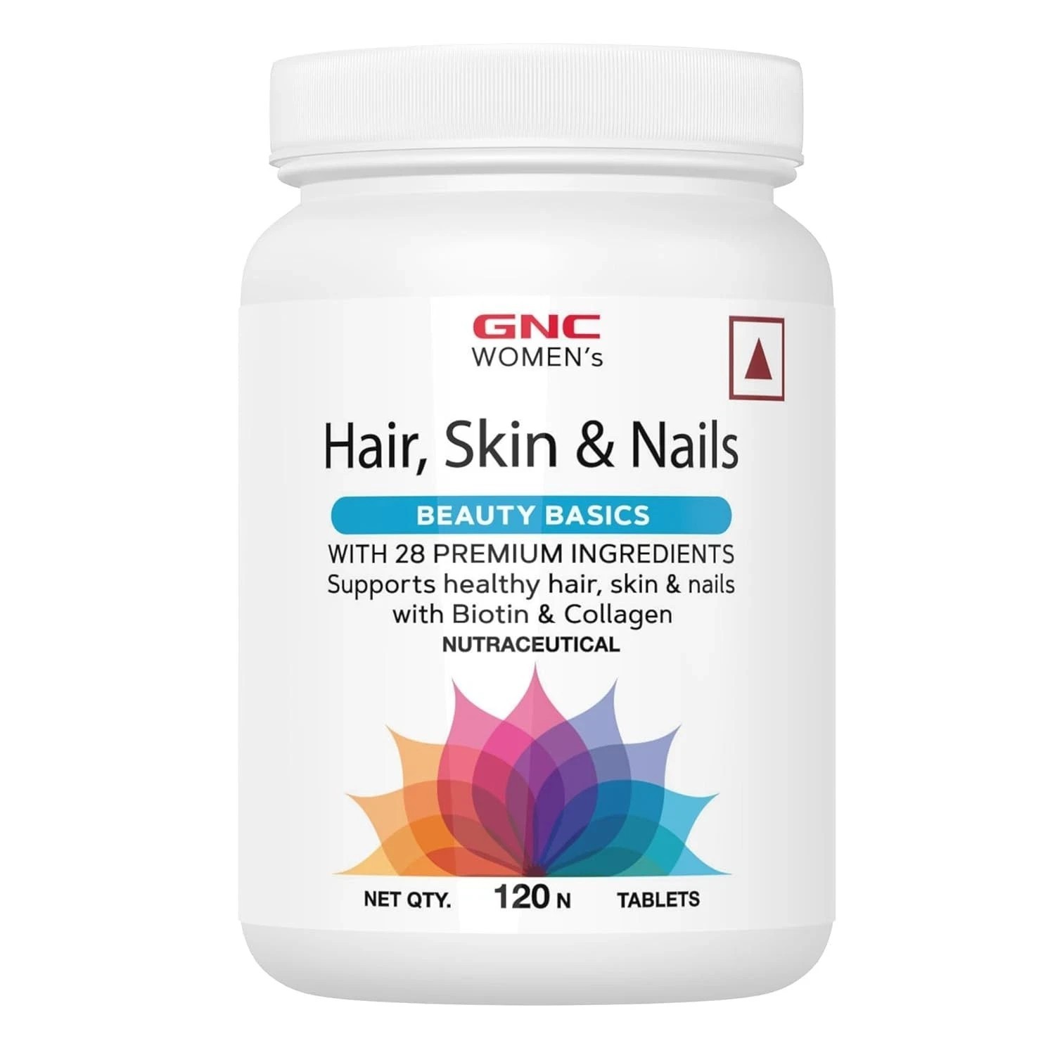 GNC Women’s Hair, Skin and Nails Multivitamin With Biotin For Women| 120 Tablets