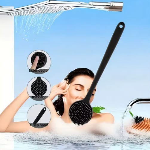 Back Scrubber for Shower 20.5″ Long Handle Body Brush Deep Clean