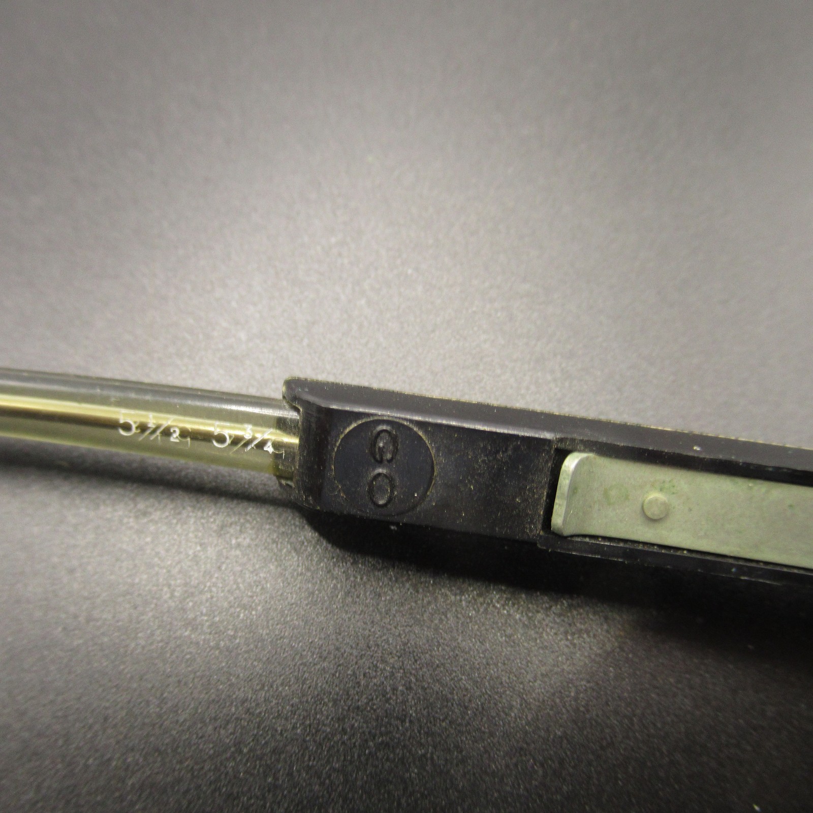 Vintage 1950s Cat Eye Eyeglasses Frames Olive Green Black Adjustable Temples
