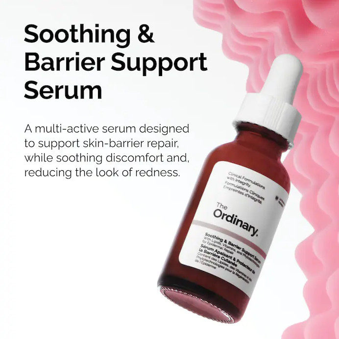 NIB 100% Authentic The Ordinary Soothing&Barrier Support Serum, 1 oz