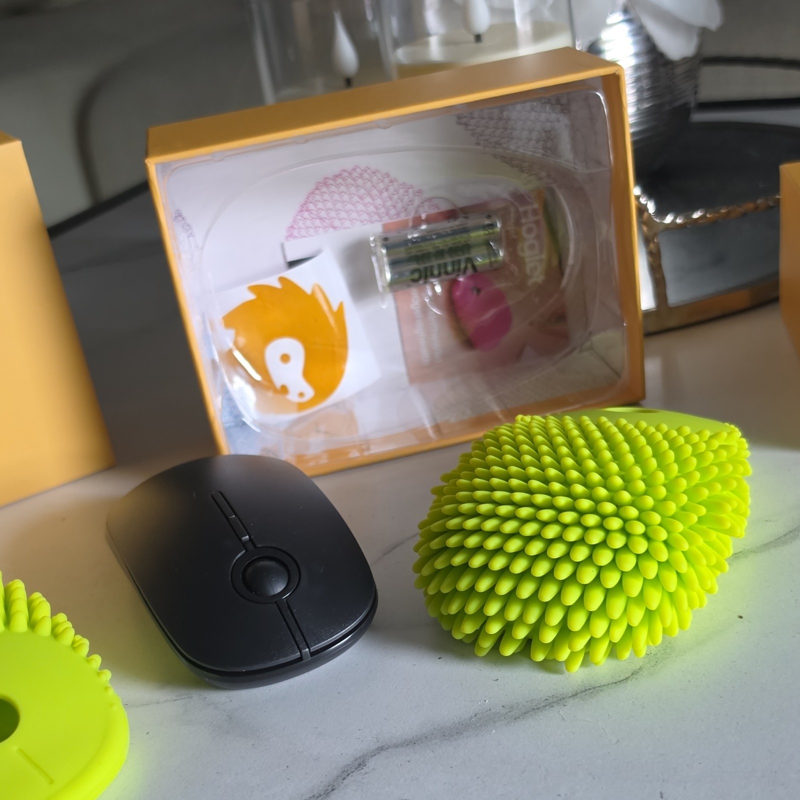 Hoglet Wireless Electric Silicone Facial Cleansing Brush Green 9-Speed 20 Und