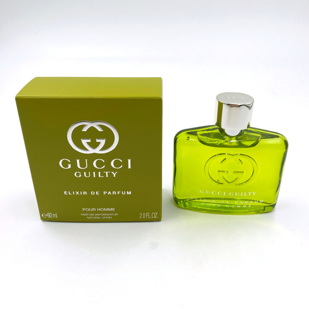 Guilty Elixir De Parfum Pour Homme 2.0 oz Parfum Perfume for Men NEW Sealed
