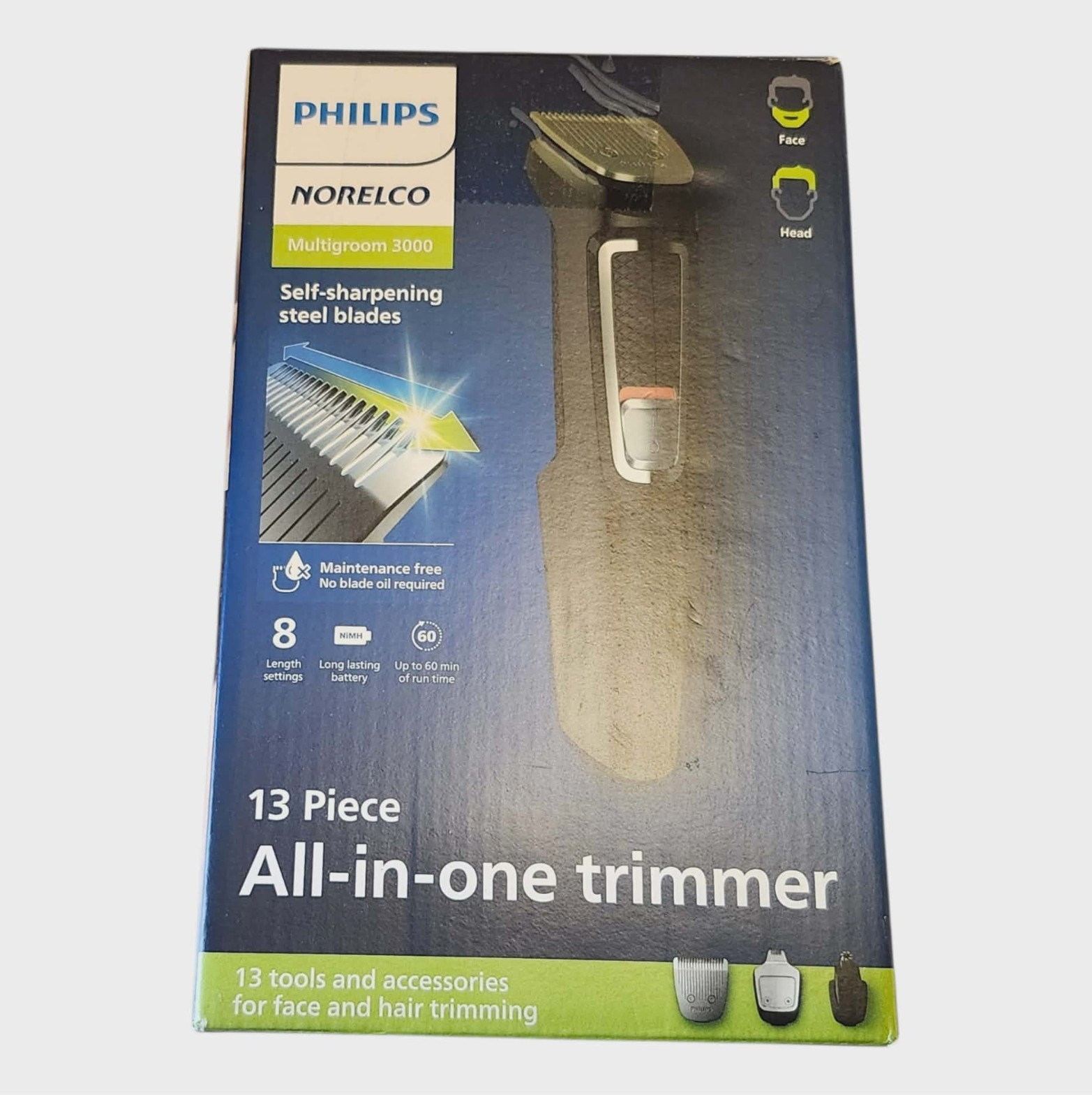 Philips Norelco Multigroom 3000 13pc All-in-One Trimmer Self-Sharpening