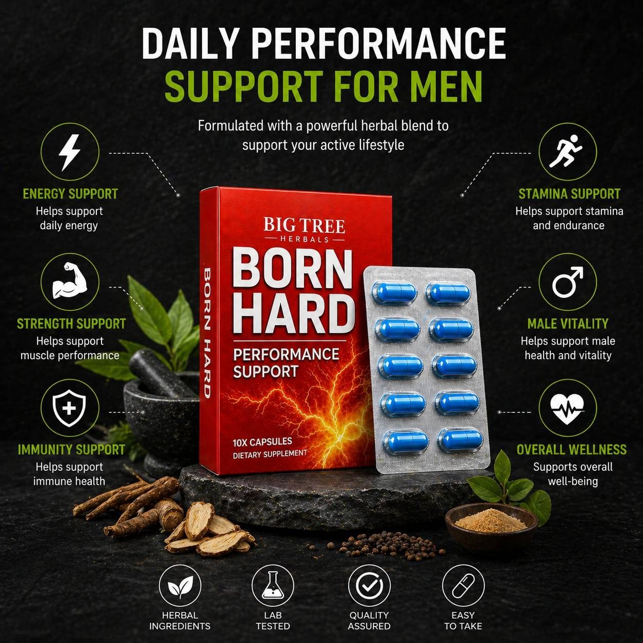 NEW . 10 Powerful Blue Capsules . Works In 10 Minutes. Guaranteed..
