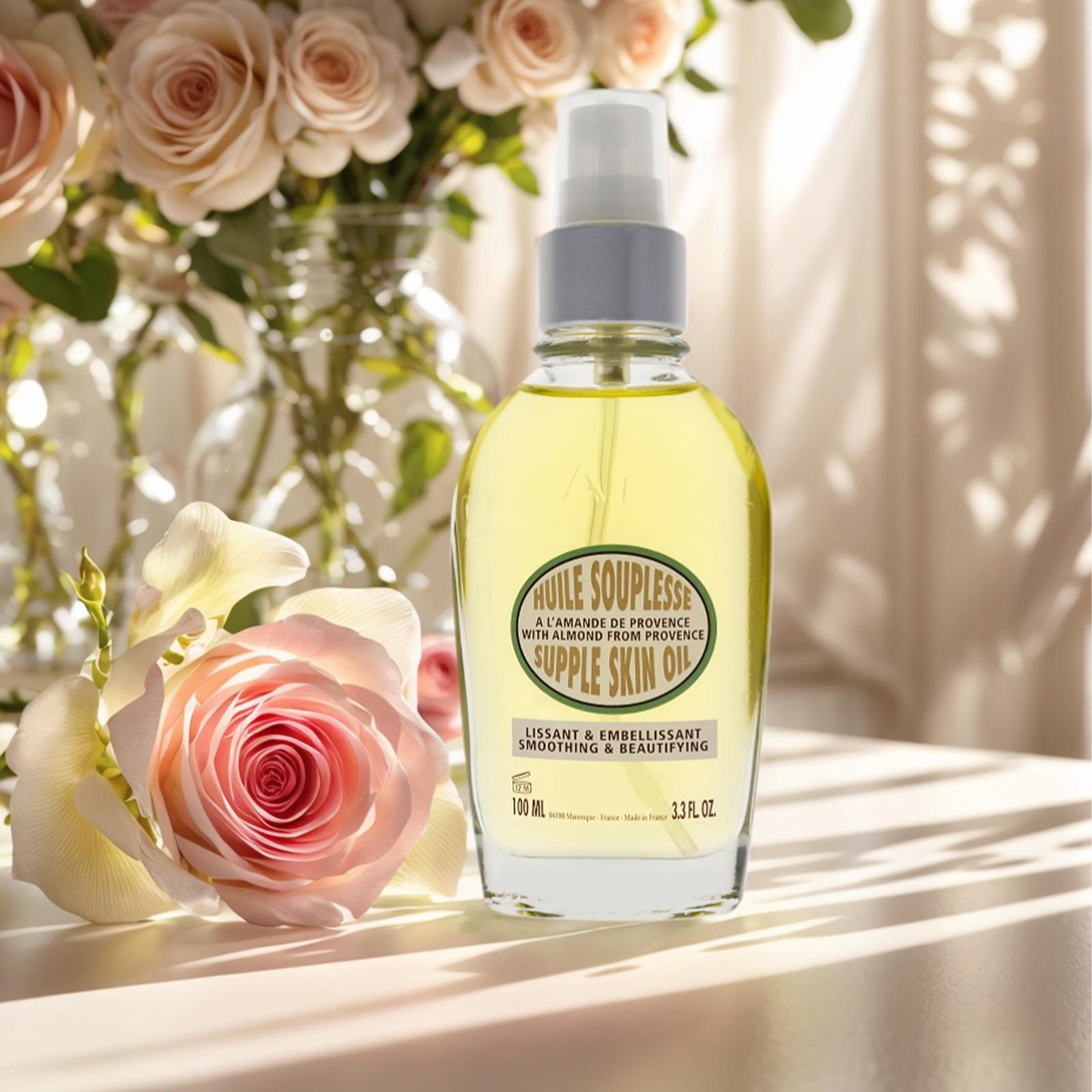 2PCS L’Occitane Almond Supple Skin Oil oz Unisex, for 3.4 Nourishing Body Oil