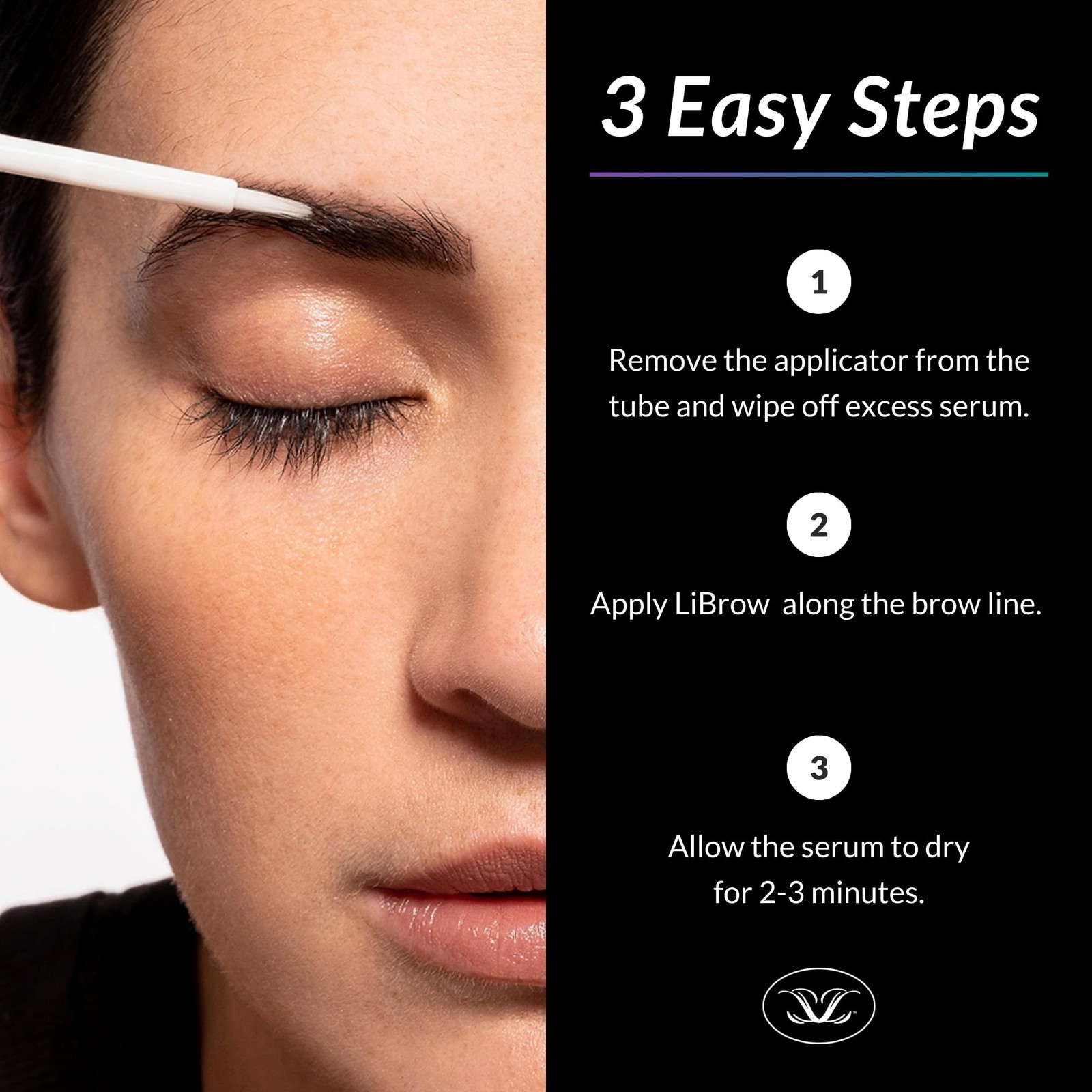 LiBrow Purified Eyebrow Serum to Grow Darker, Fuller, ThickerLooking Brows