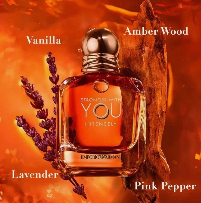 Stronger With You Intensely by Armani cologne men’s EDP 3.3 / 3.4 oz New in Box