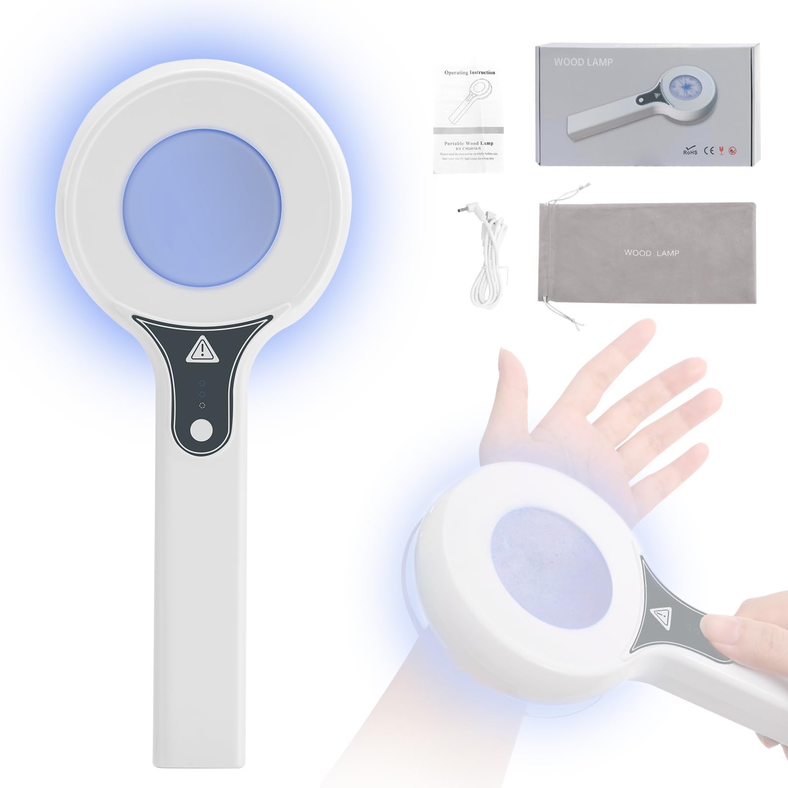LED Facial Lamp with Adjustable Arm, Skin Care Light Therapy for Spa & Home Use