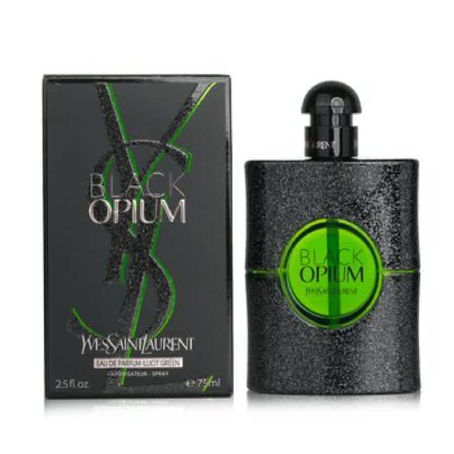 Yves Saint Laurent Ladies Black Opium Illicit Green EDP Spray 2.5 oz Fragrances