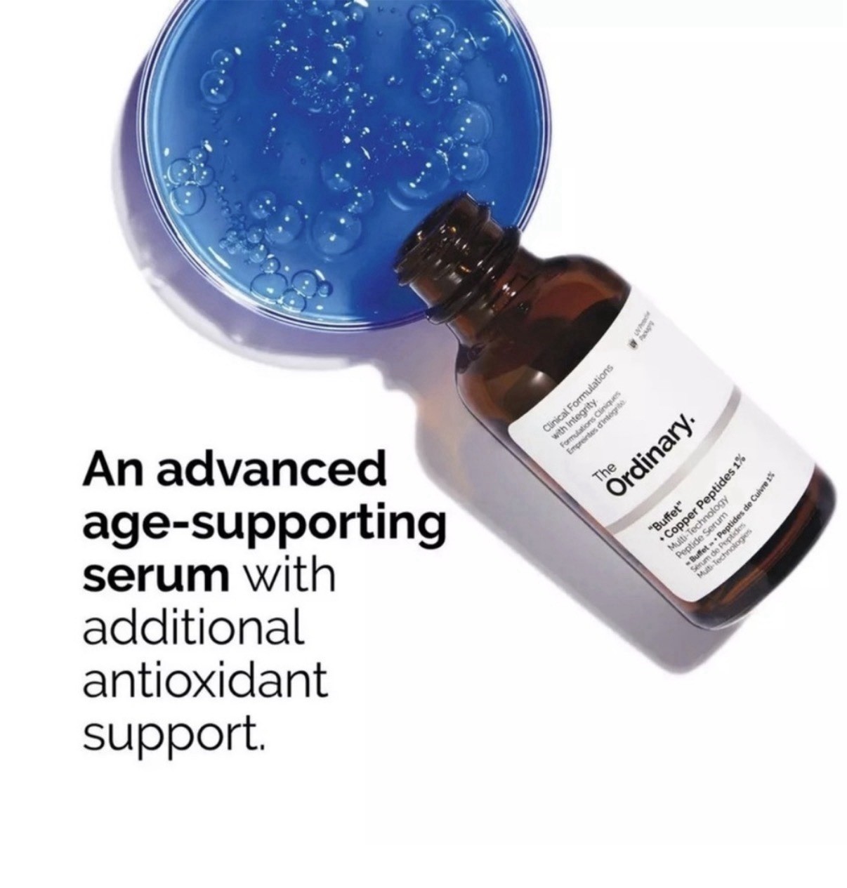 The Ordinary “Buffet” + Copper Peptides 1% Serum – (2) PACKS x 1oz NEW – SEALED