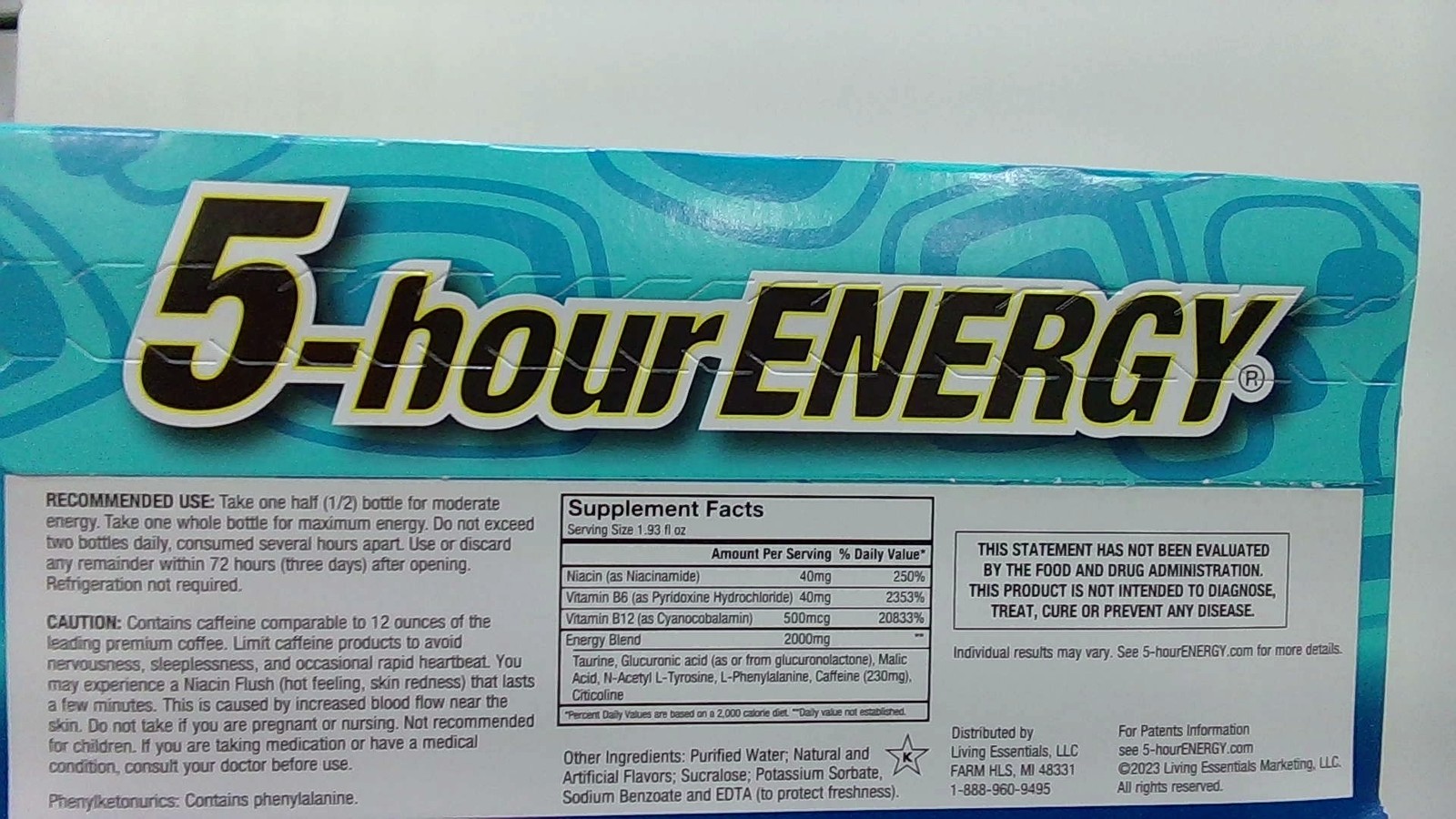 5-hour ENERGY Shot, Extra Strength Berry, 1.93 Ounce
