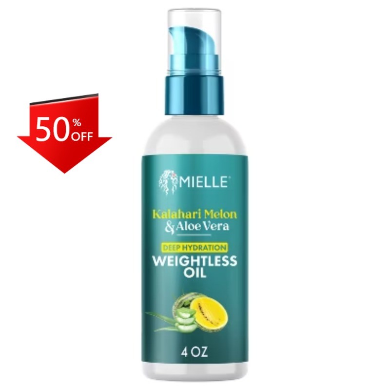 Mielle Organics Kalahari Melon & Aloe Vera Deep Hydration Weightless Oil 4 fl oz