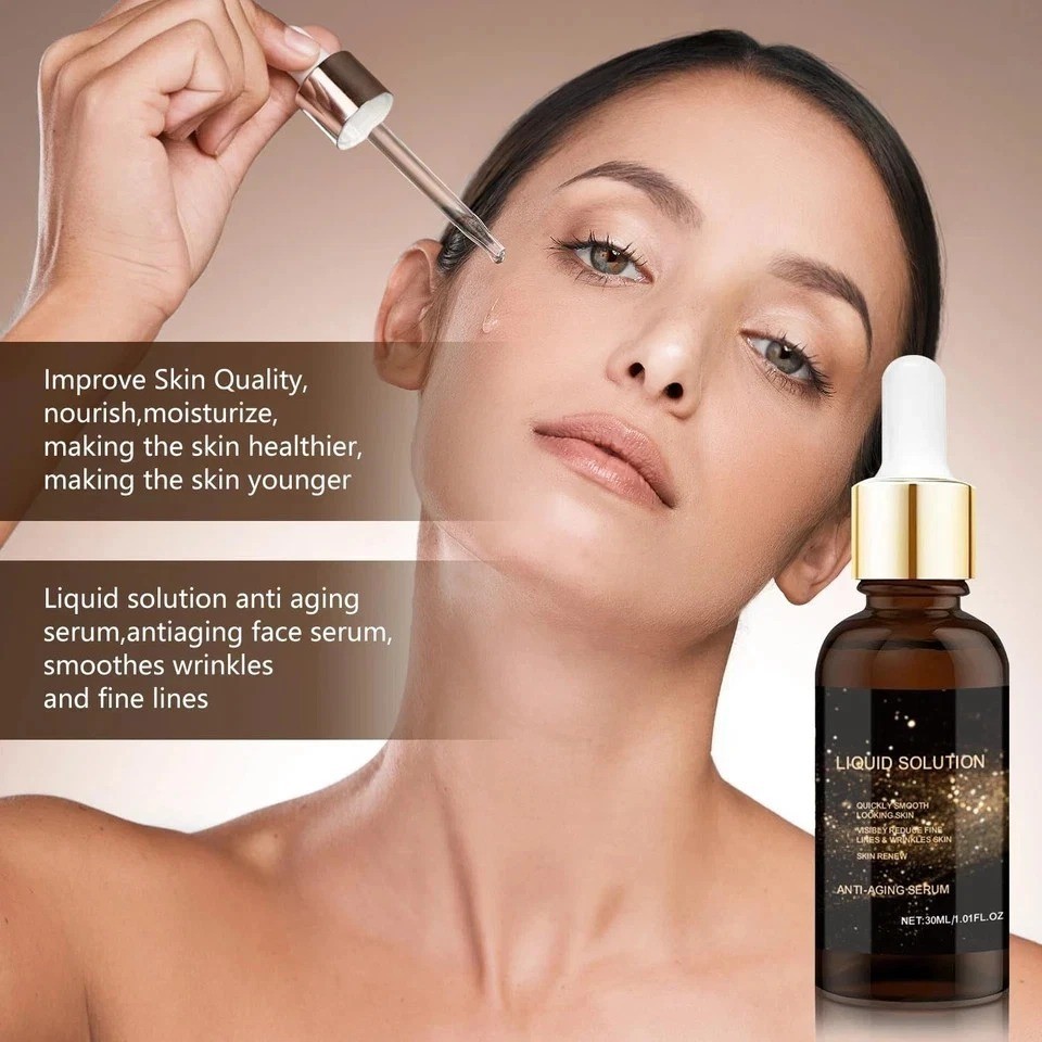 2PCS Olavita Liquid Solution Anti Aging Serum – Face Serum,Antiaging FaceSerum