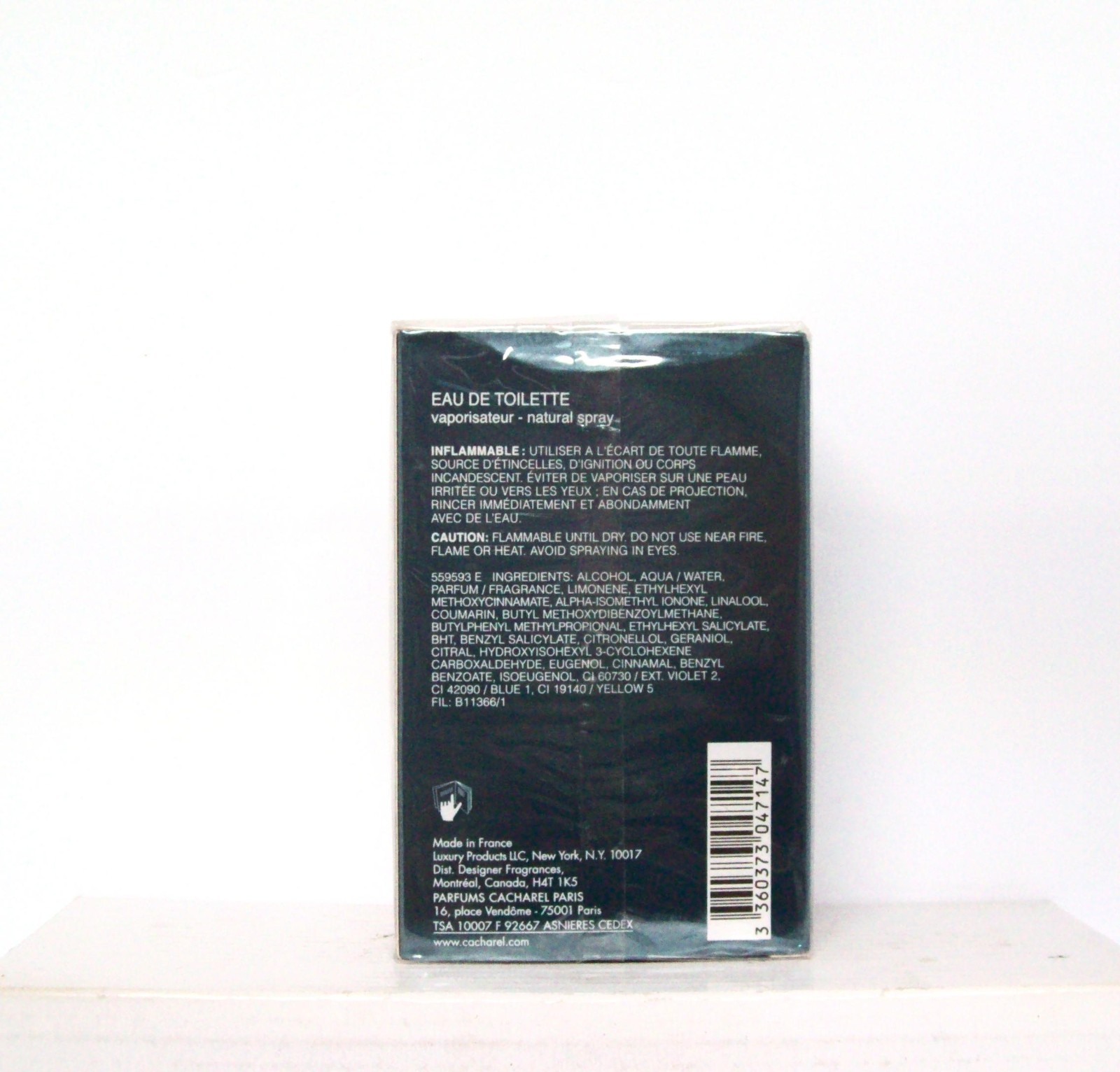Amor Pour Homme By Cacharel 4.2 FL. OZ. Eau De Toilette Spray