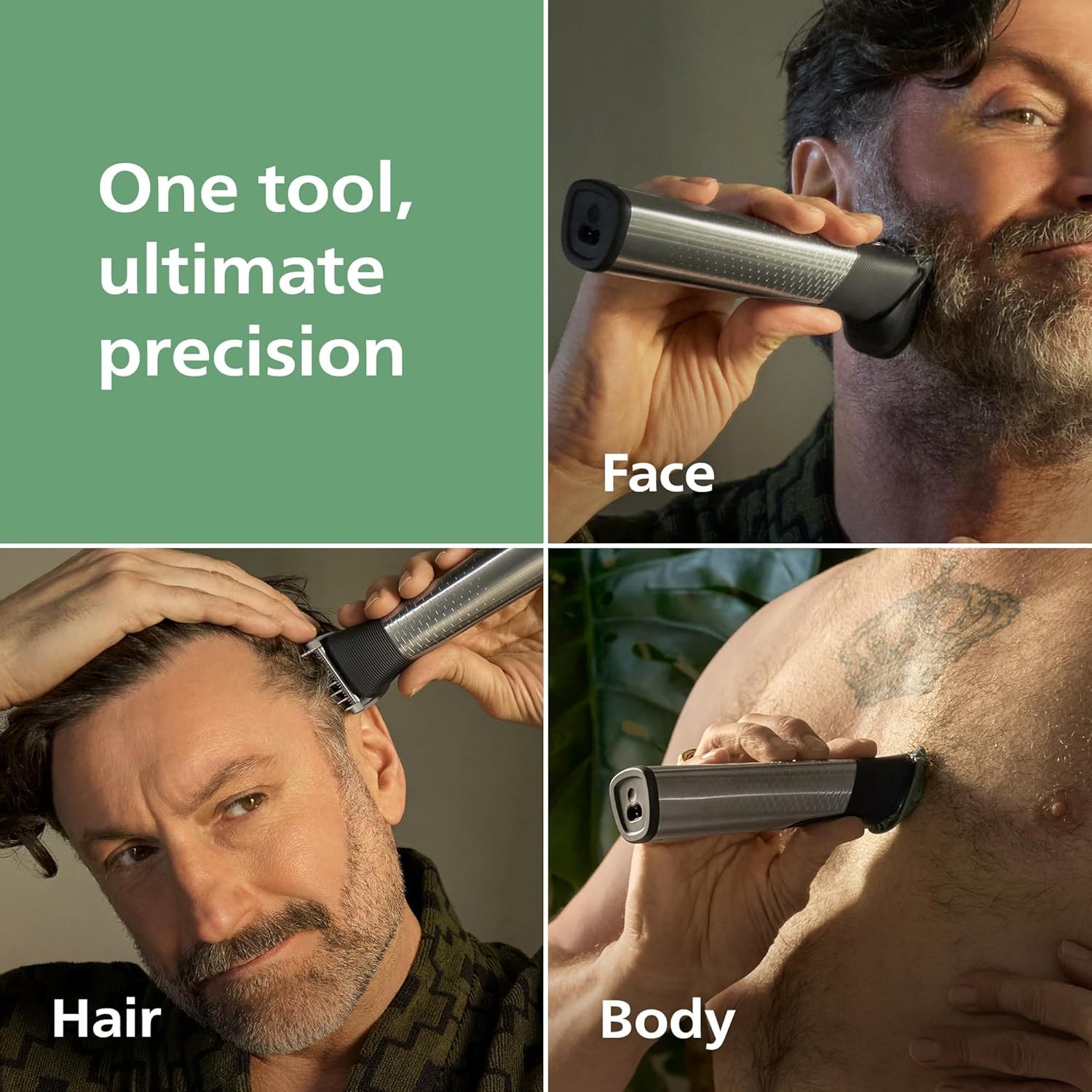 Philips All-In-One Series 7000 23-Piece Trimmer – Electric Shaver and Clipper fo