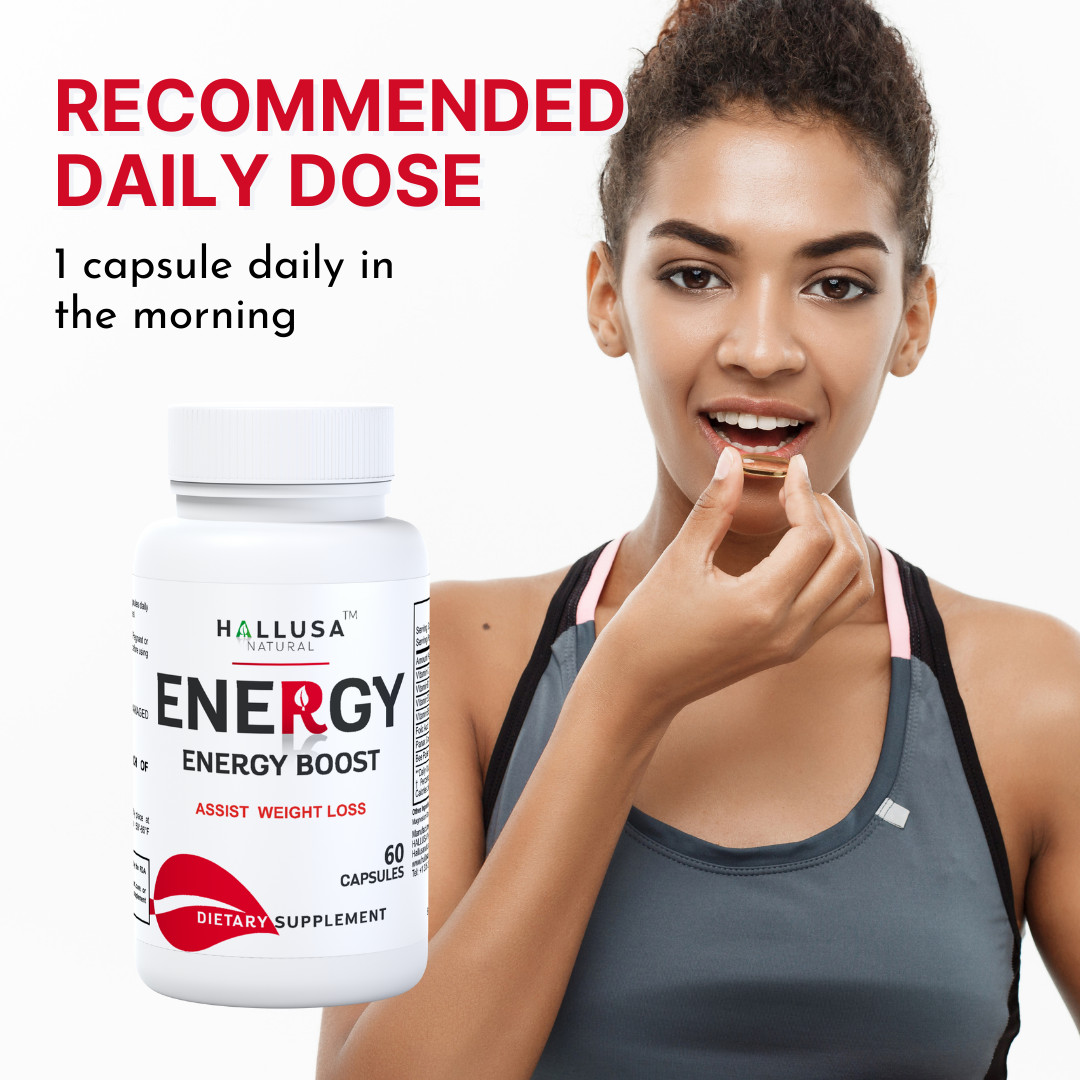 ENERGY – Enhance Vitality, Stamina & Mental Focus – Performance Booster – 60 Cap