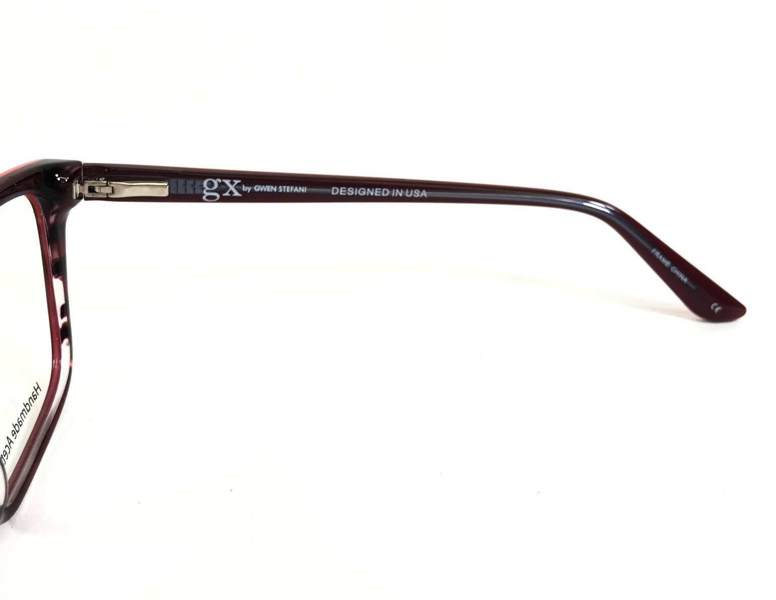 GX by Gwen Stefani Eyeglasses Frames GX069 RED Cat Eye Full Rim 55-16-135