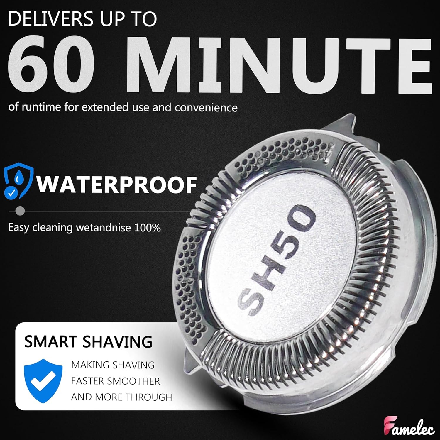 SH50 Blades Head for Philips Norelco Series 5000 (S5xxx), Electric Razor Compati