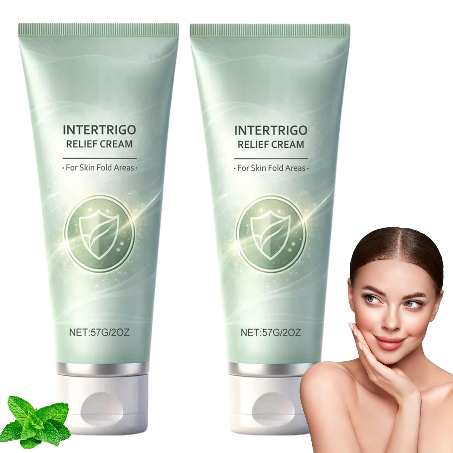 Soothe & Protect with 2-Pack Skin Fold Care Creams – Lightweight Formula
