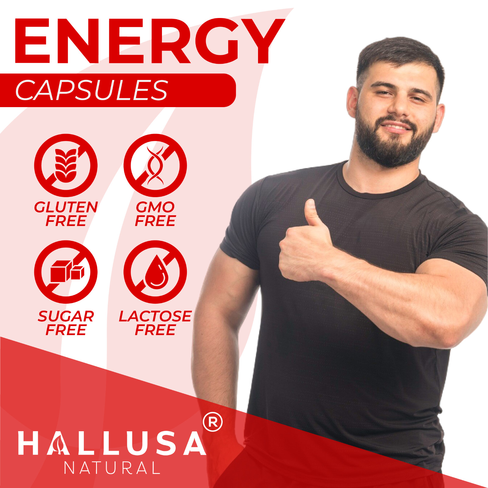 ENERGY – Enhance Vitality, Stamina & Mental Focus – Performance Booster – 60 Cap