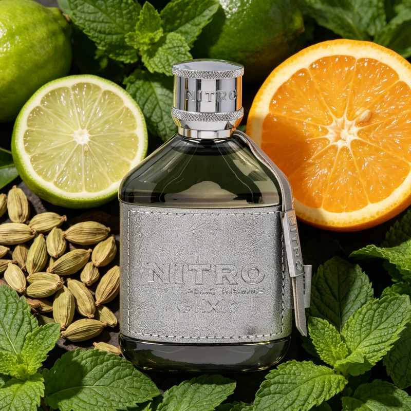 Nitro Elixir Pour Homme Extrait De Parfum 3.4 oz/100 Ml For Men.