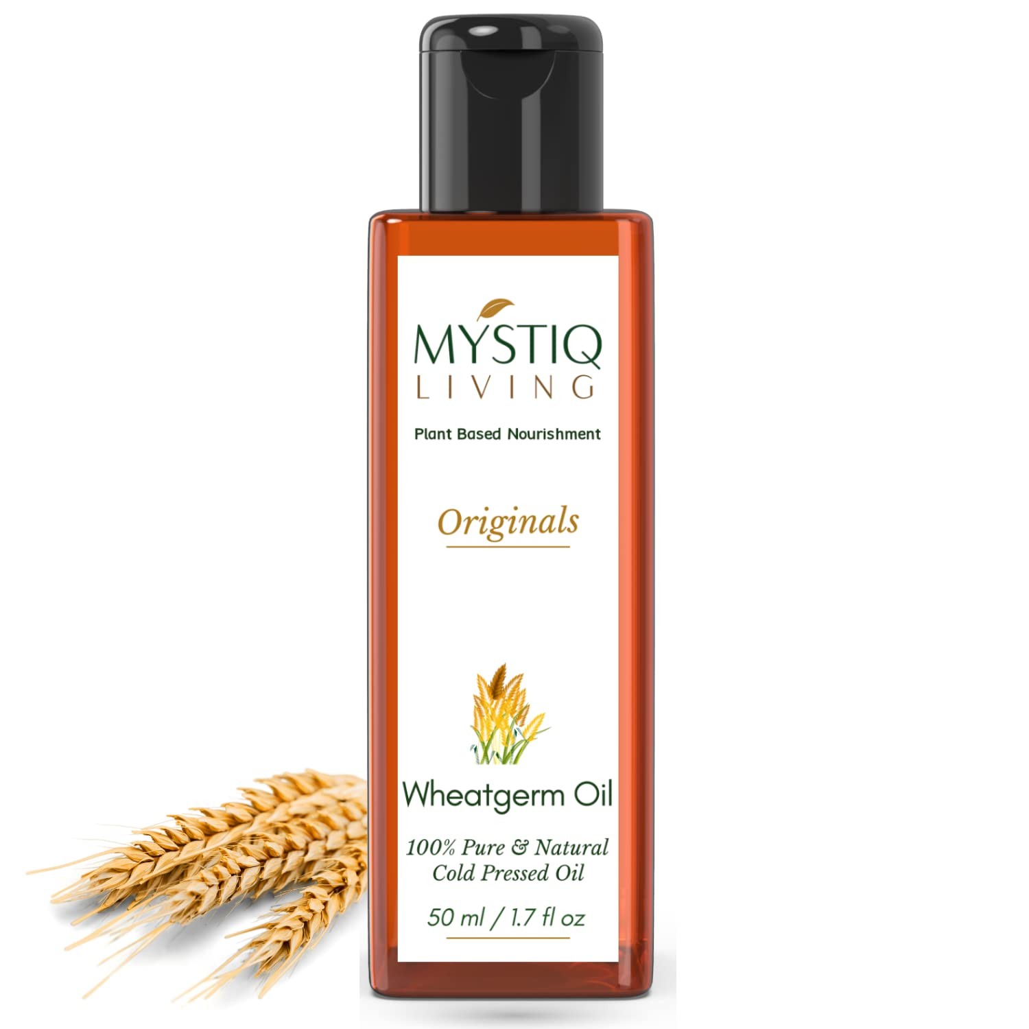 Mystiq Living Wheatgerm Oil For Glowing Skin And Soft Hair 50ml