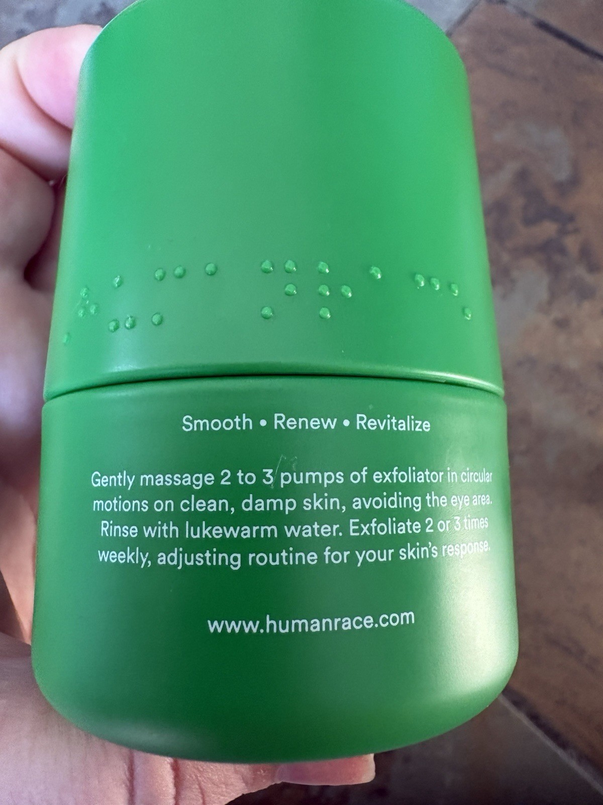 Humanrace Skincare Lotus Enzyme Face Exfoliator, Glycolic Acid, 2.4 fl oz