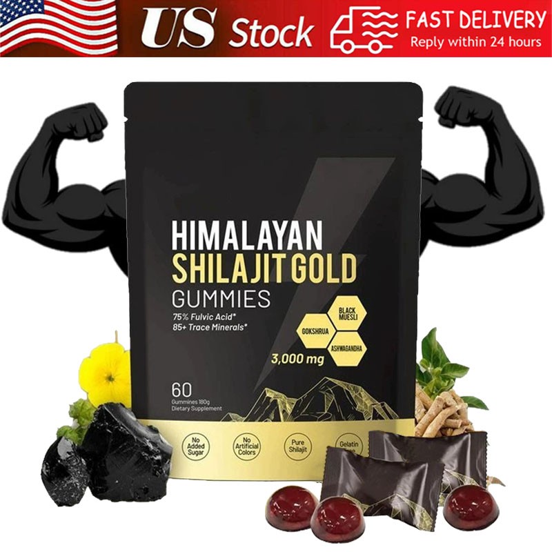 Shilajit 60 Gummies, Shilajit Micronutrient Supplement, Himalayan Premium – 2025