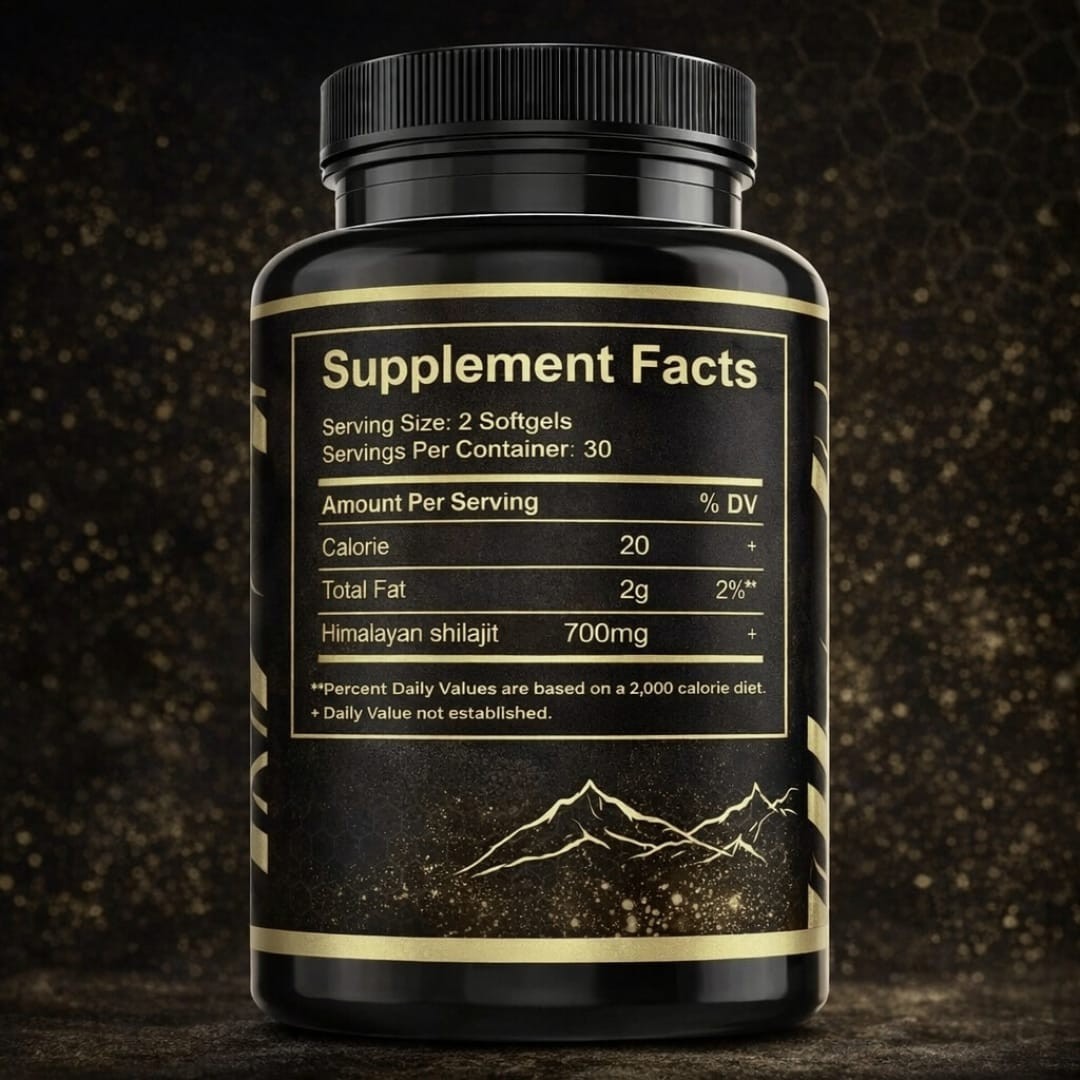 DEZEN Pure Himalayan Shilajit Softgel 60 Count Each Bottle