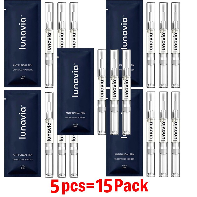 1-15 Pack Lunavia Antifungal Pen,25% Undecylenic Acid – Toenail Fungus Treatment