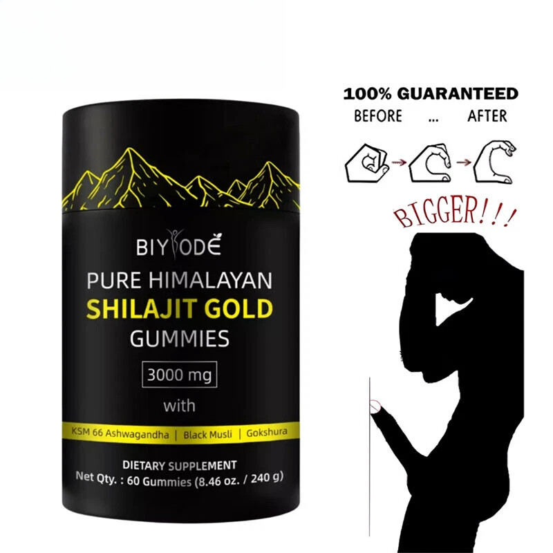 Himalayan Shilajit GOLD Gummies, Organic, Extremely Potent 3000 mg, Fulvic Acid