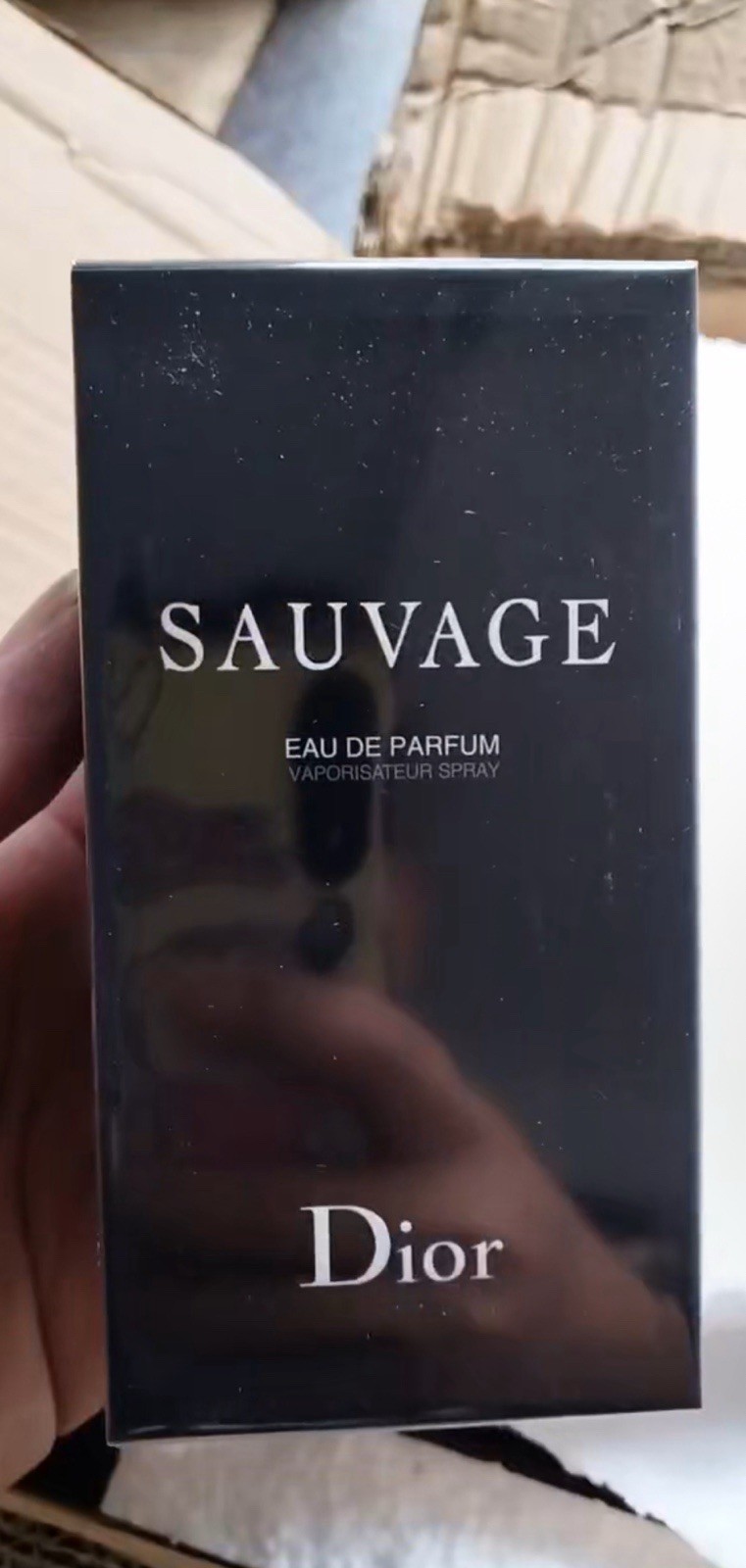 Dior Sauvage Eau de Parfum Vaporisateur Spray Regular Size 3.4 fl oz
