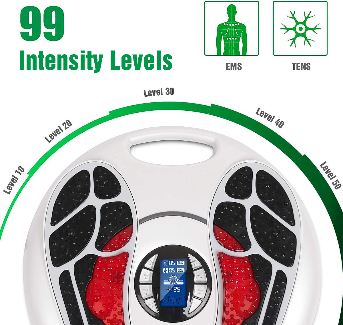 OSITO Neuropathy Foot Circulation Massager Booster EMS Tens Massager Feet Legs