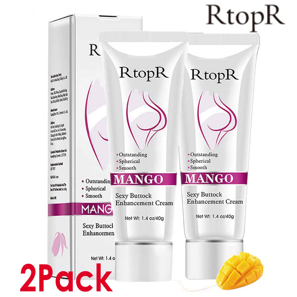 2 Pack Hip Lift Up Cream Butt Buttock Booty Enhancer Bigger Enlargement Massage