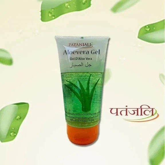Patanjali Saundarya Aloe Vera Gel 60ml Herbal Skin Moisturizer Hydration