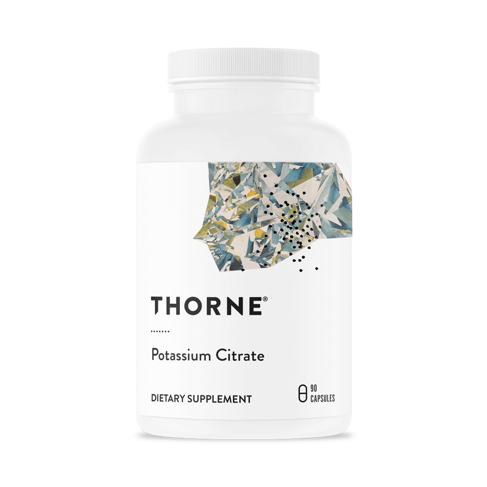 Thorne Brand Potassium Citrate Supplement 90 Caps New Sealed EXP 04/28