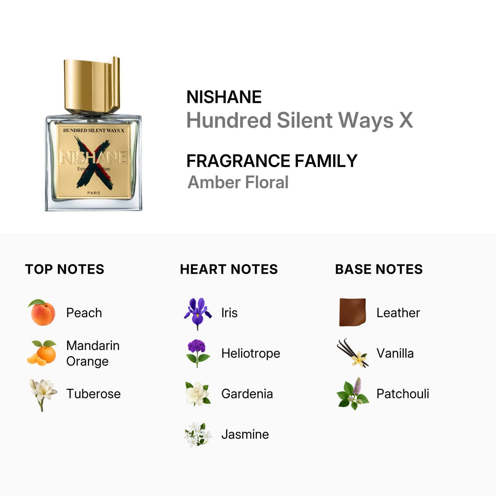 Nishane Hundred Silent Ways X Extrait de Parfum Spray 3.4 oz Fragrance