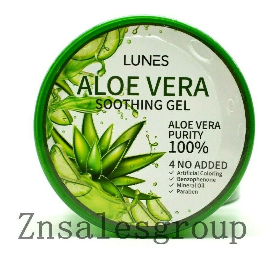 Aloe Vera Soothing Gel 100% Pure Moisturizer For Face And Body 10.58oz / 300ml
