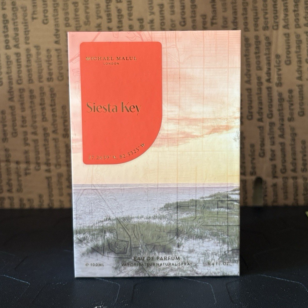 Michael Malul London Siesta Key Eau de Parfum Spray 3.4 fl oz Plastic-Free Pkg