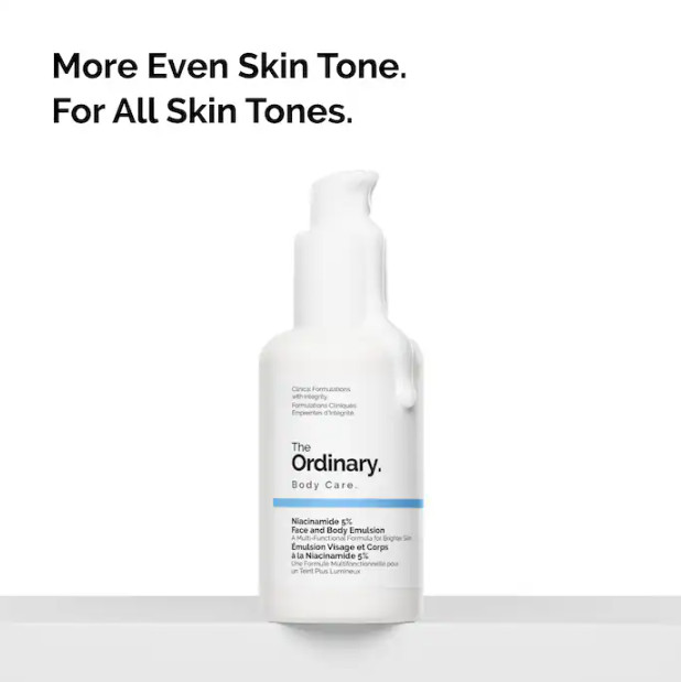 NIB 100% Authentic The Ordinary Niacinamide 5% Face and Body Emulsion,3.4oz