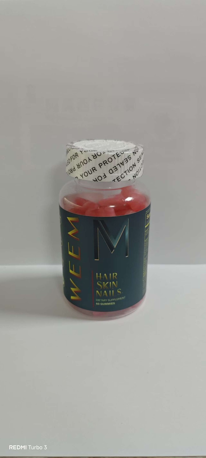 3 Packs WEEM Hair Skin and Nails Gummies, Vegan biotin Vitamins, Healthy Hair