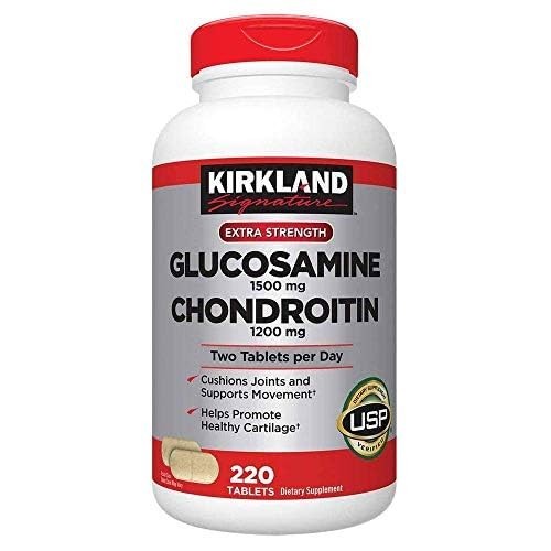 Extra Strength Glucosamine 1500mg & Chondroitin 1200mg – 220 Tablets, Joint Supp