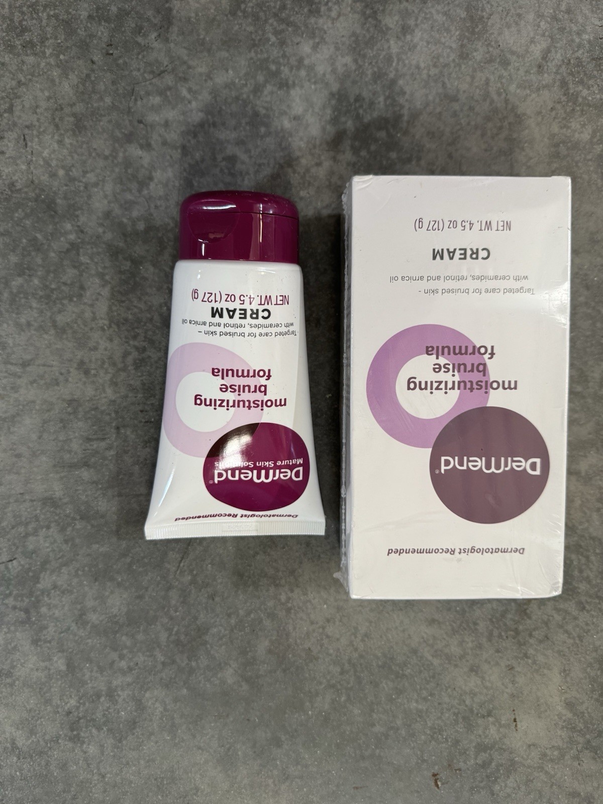 Pack of 3 Dermend Moisturizing Bruise Formula Cream 4.5 oz Sealed Box