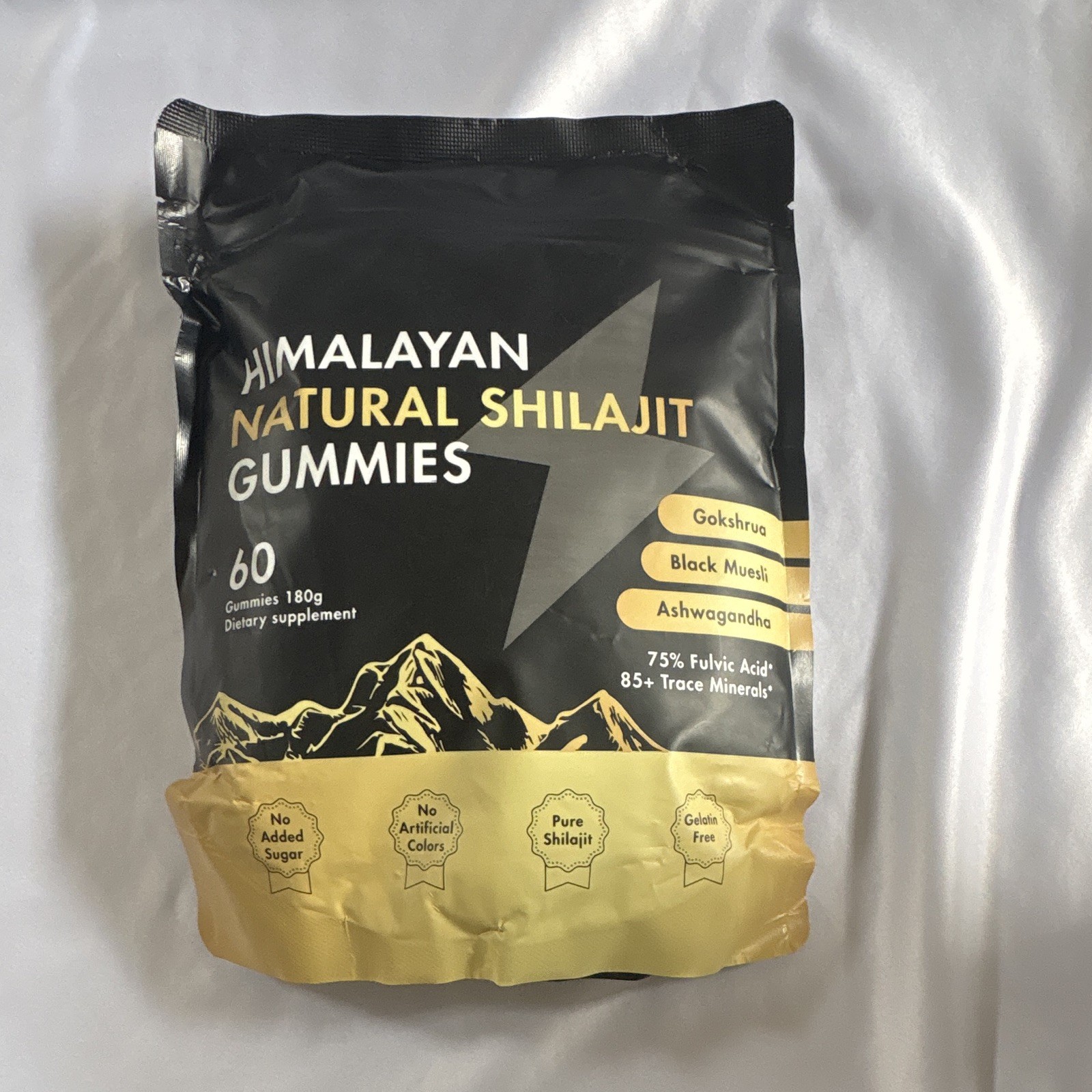 Himalayan Natural Shilajit Gummies Dietary Supplement, 60 Count