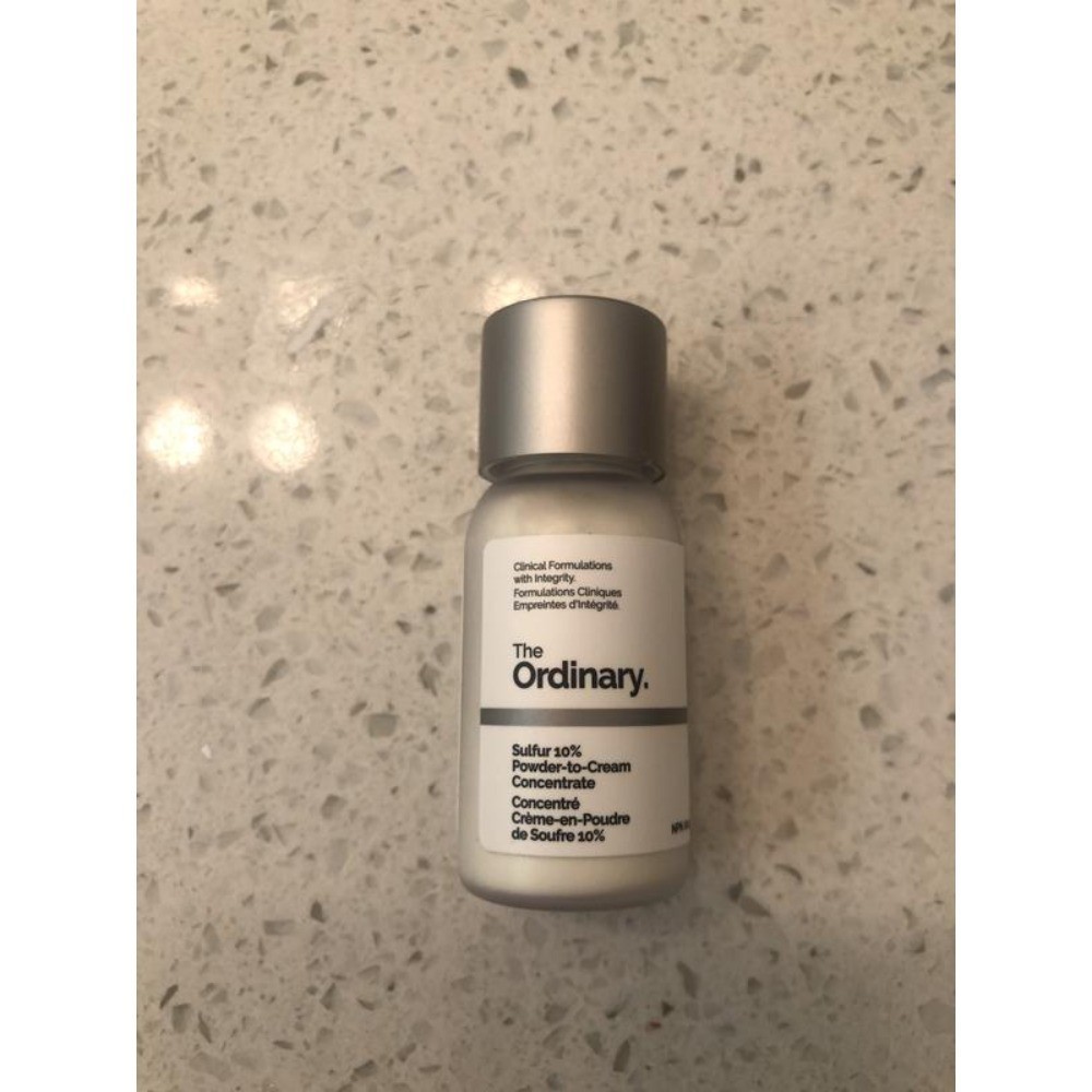 The Ordinary Authentic Sulfur 10% Powder-to-Cream Concentrate Acne 0.176 oz