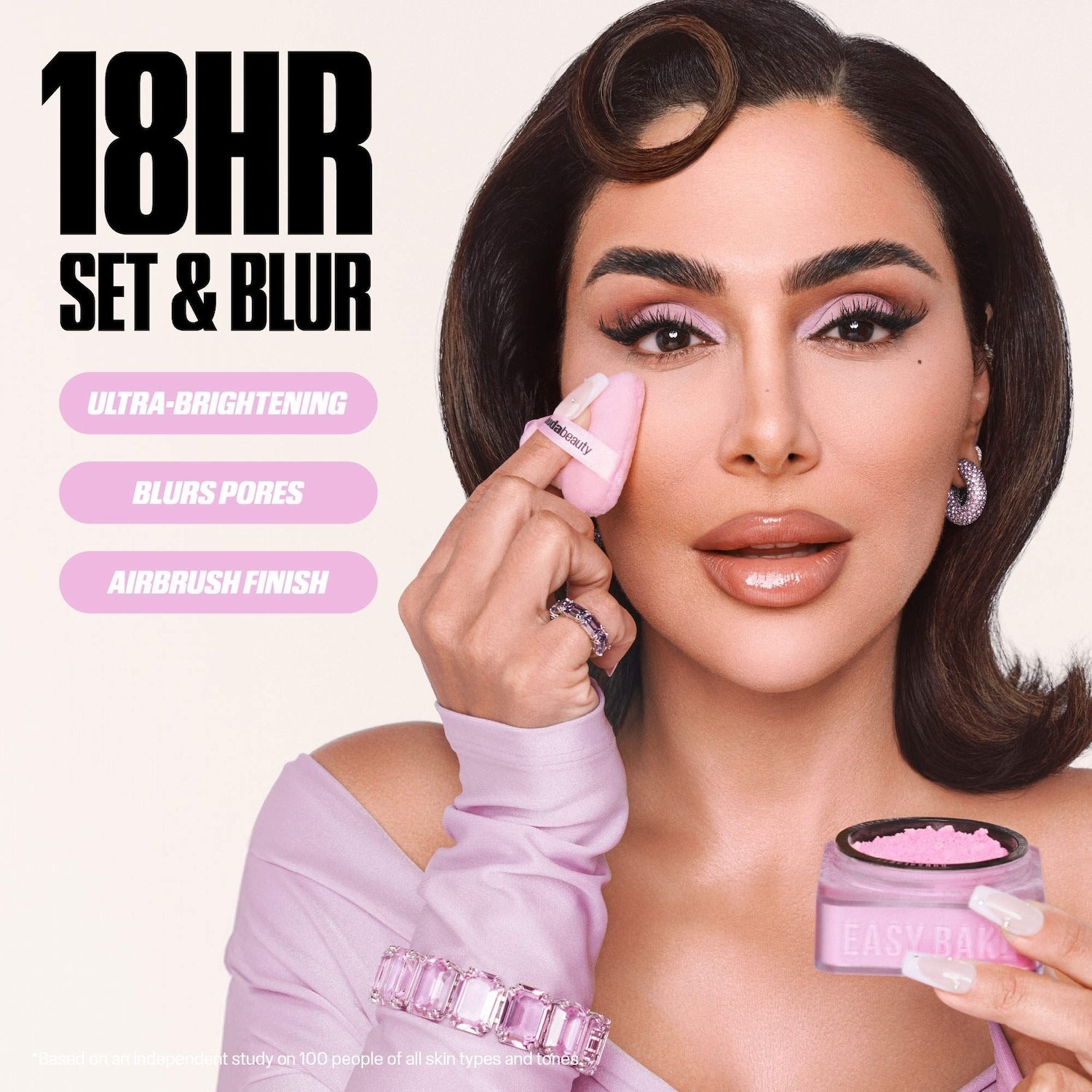 Authentic HUDA BEAUTY Mini Easy Bake Loose Baking Setting Powder,7 SHADES,6 g