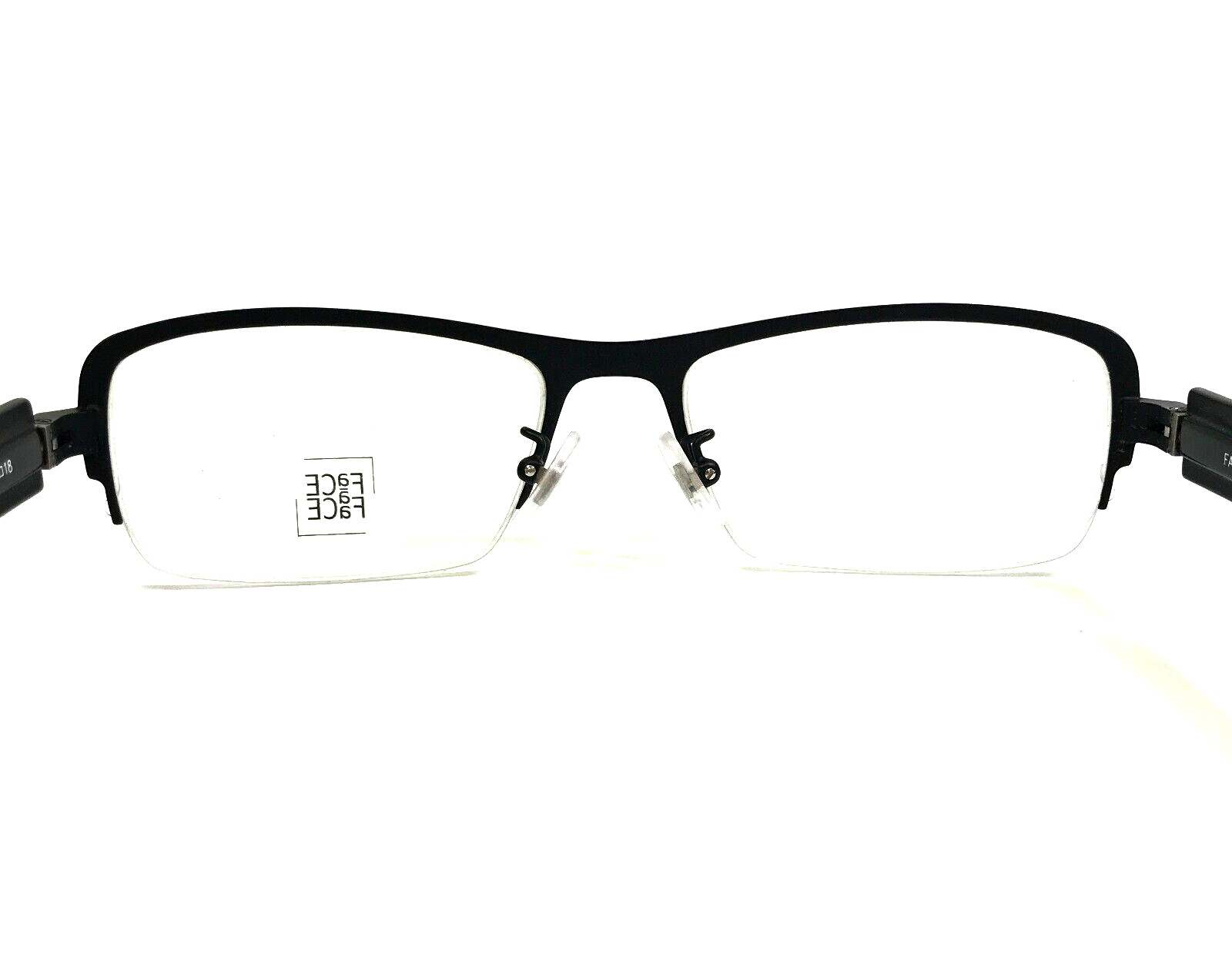 Face a Face Eyeglasses Frames Loris 1 9231 Black Blue Rectangle 55-18-135