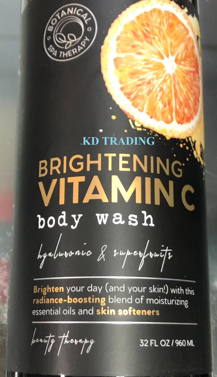 BOTANICAL SPA THERAPY BRIGHTENING VITAMIN C BODY WASH Hyaluronic Superfruit 32oz