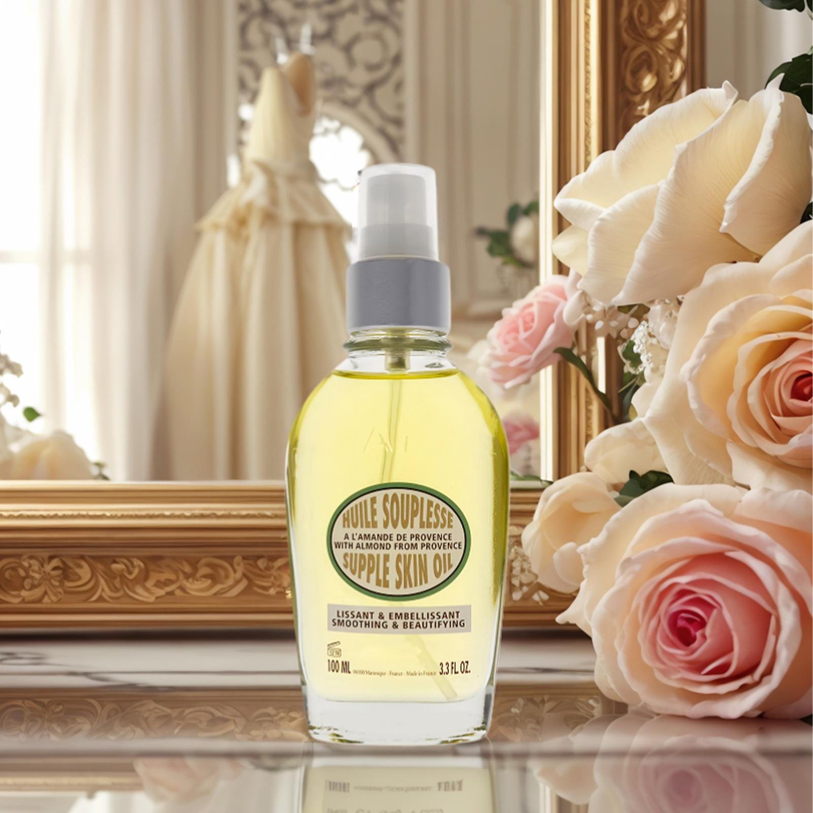 2PCS L’Occitane Almond Supple Skin Oil oz Unisex, for 3.4 Nourishing Body Oil