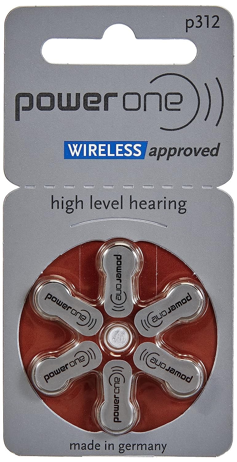 Zinc P312 Hearing Aid Batteries – 60 Pack, Long Lasting Power, Reliable Performa